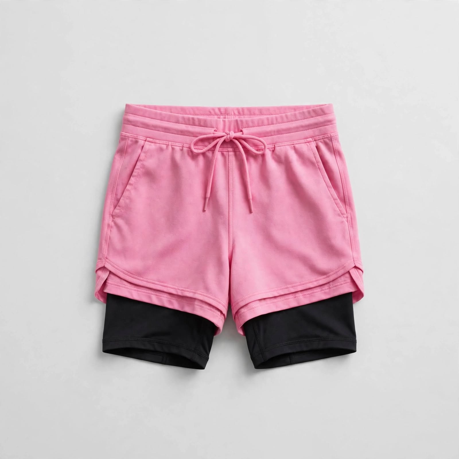 Custom Double Layered Gym Shorts with Phone Pocket